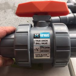 HayWard TB2150STE CPVC In-line True Union, 2  Piece , Pipe Size 1-1/2 In