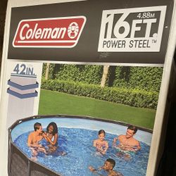 BRAND NEW COLEMAN 16’x42” SWIMMING POOL