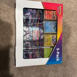 Pokemon Cards - Sealed 5 Tin Case!