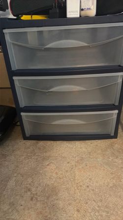 3-Drawer Plastic Storage Tower set of 2