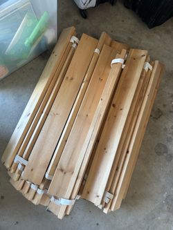 Wooden Bed Slats - Queen Bed