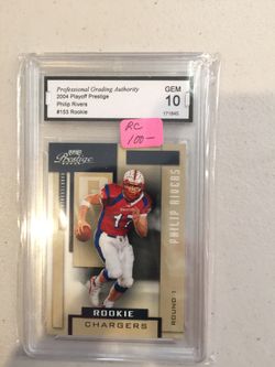 Philip Rivers Certified card