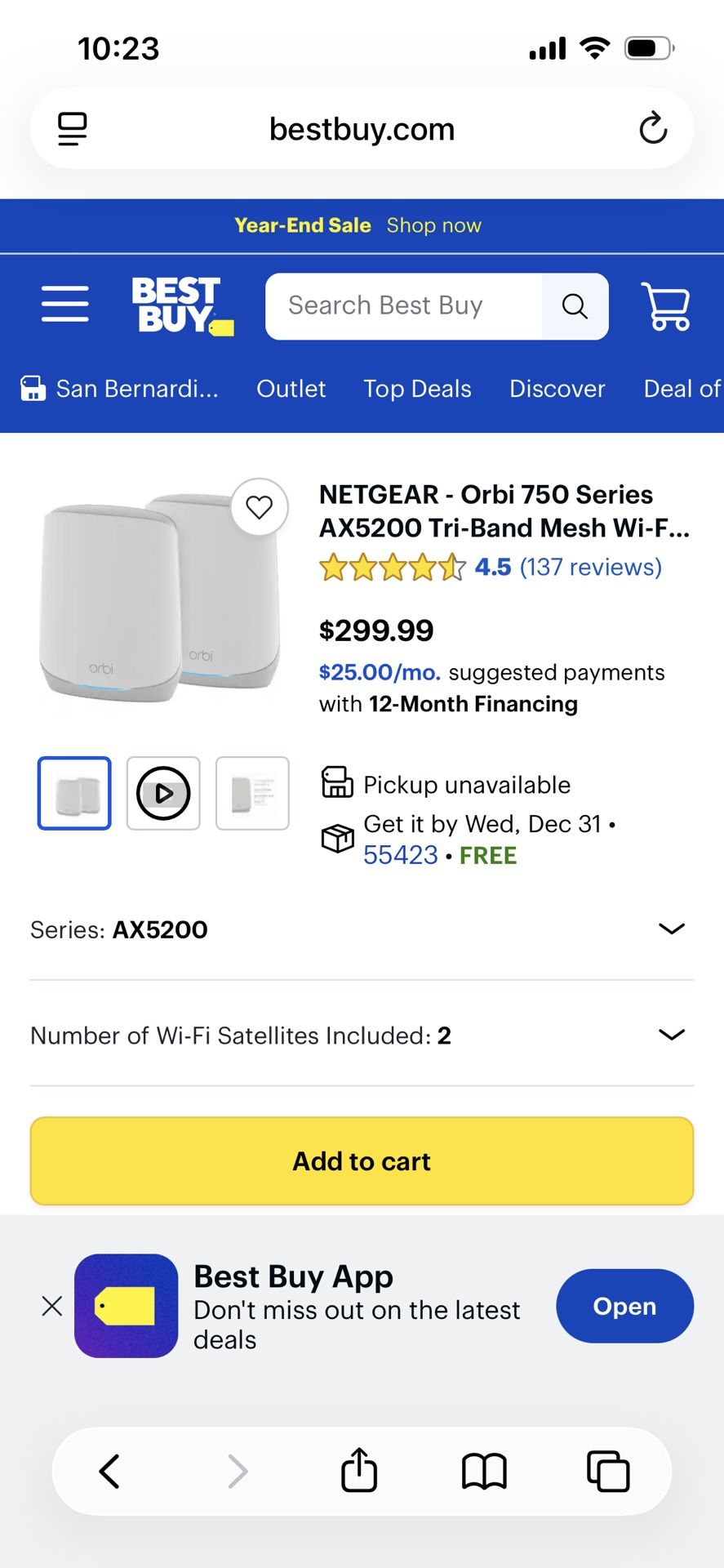 Orbi Cable Modem Router