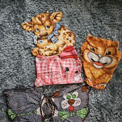 #Vintage #1960's #Animal #Pillows