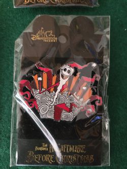 2002 Disneyland Resort Nightmare Before Christmas 13 Days Of Halloween Limited Edition Pin,  #14 Santa Jack