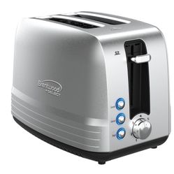 Brentwood Select TS-227S Extra Wide Slot 2-Slice Toaster, Stainless Steel