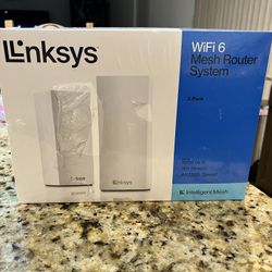 New Linksys AX2200 Dual Band WiFi Mesh Router System 