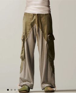 Greg Lauren Wide Leg Jersey Pant size Large ( New) 