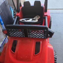 Kids Red Jeep With Remote