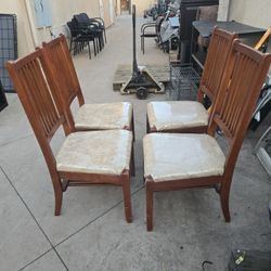 Wooden Nice Chairs As New 4 Of Them 