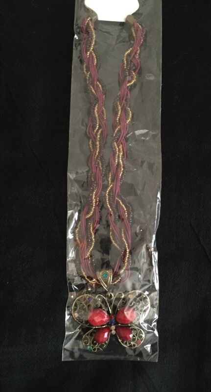 Butterflies necklace