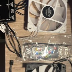 RGB fan with hub and Remote Plus Other Cooling Fan 