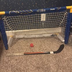 Mini Stick Hockey Set Up