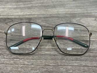 Gucci GG0396O Geometric Metal Eyeglass Frames Size 56-18 (A1D029858)