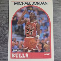 1989 NBA Hoops Michael Jordan Basketball 🏀 Card #200 🐐