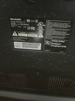 Sharp 60" LCD TV LC-60LE600U