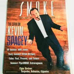 Vintage Smoke Magazine Kevin Spacey & 10 BBQ Joints Summer 1998 Great Condition