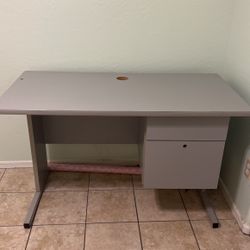 Gray Wooden Desk