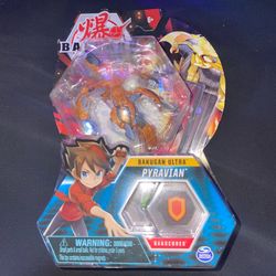 NIP Bakugan Battle Planet Bakugan Ultra Pyravian Spin Master
