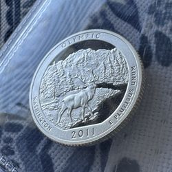 US Silver Proof Quarter Washington