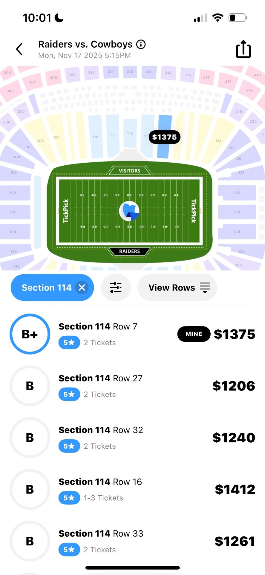 Raiders Vs Cowboys