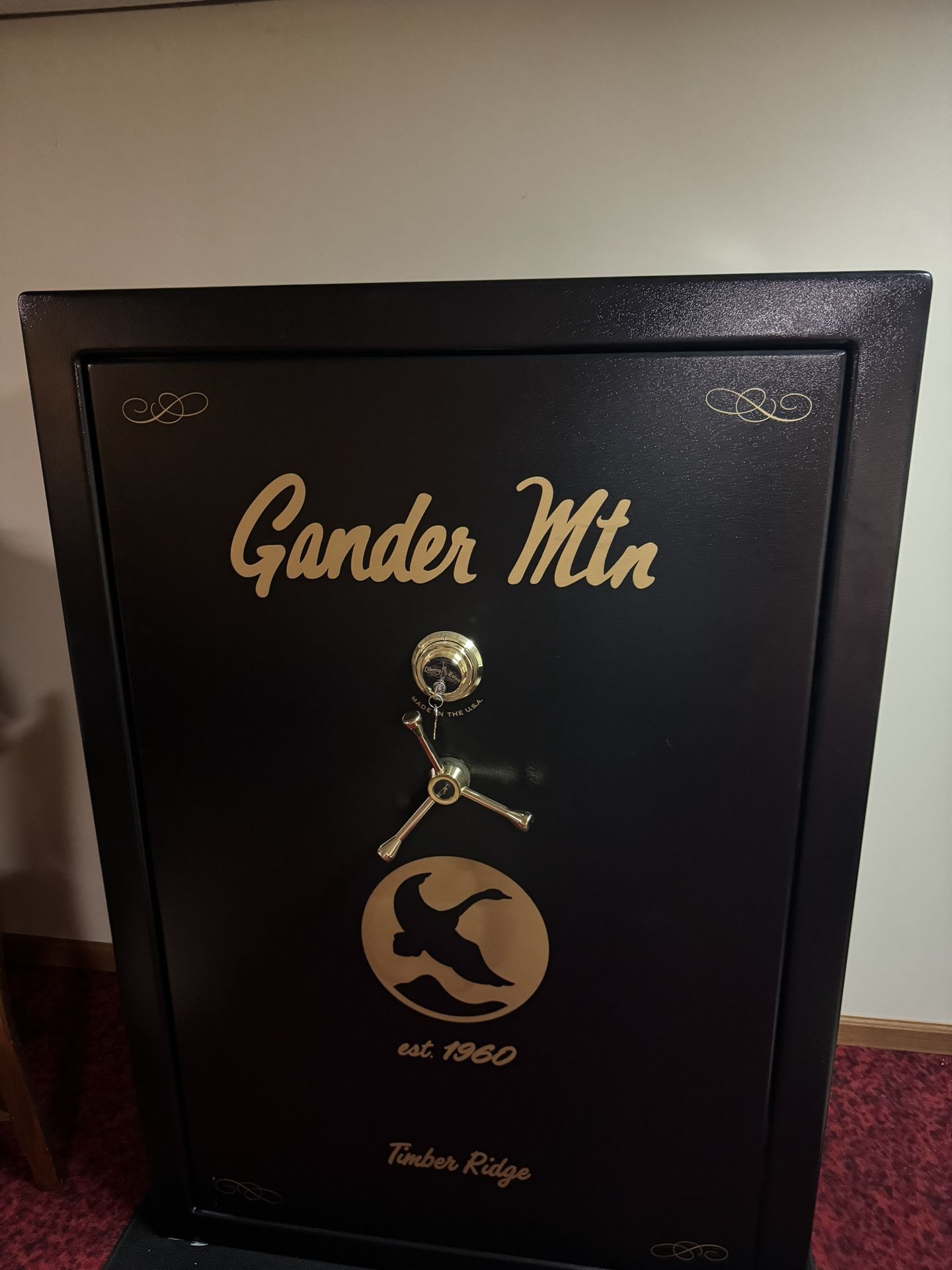 Gander Mountain Timber Ridge Large Gun Safe – 5ft Tall, Heavy-Duty, Fire-Rated – Local Pickup Only