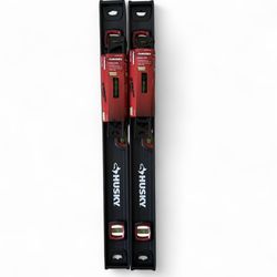 Husky 24" Torpedo Level and 9" Aluminum I-beam Level 2 Pack