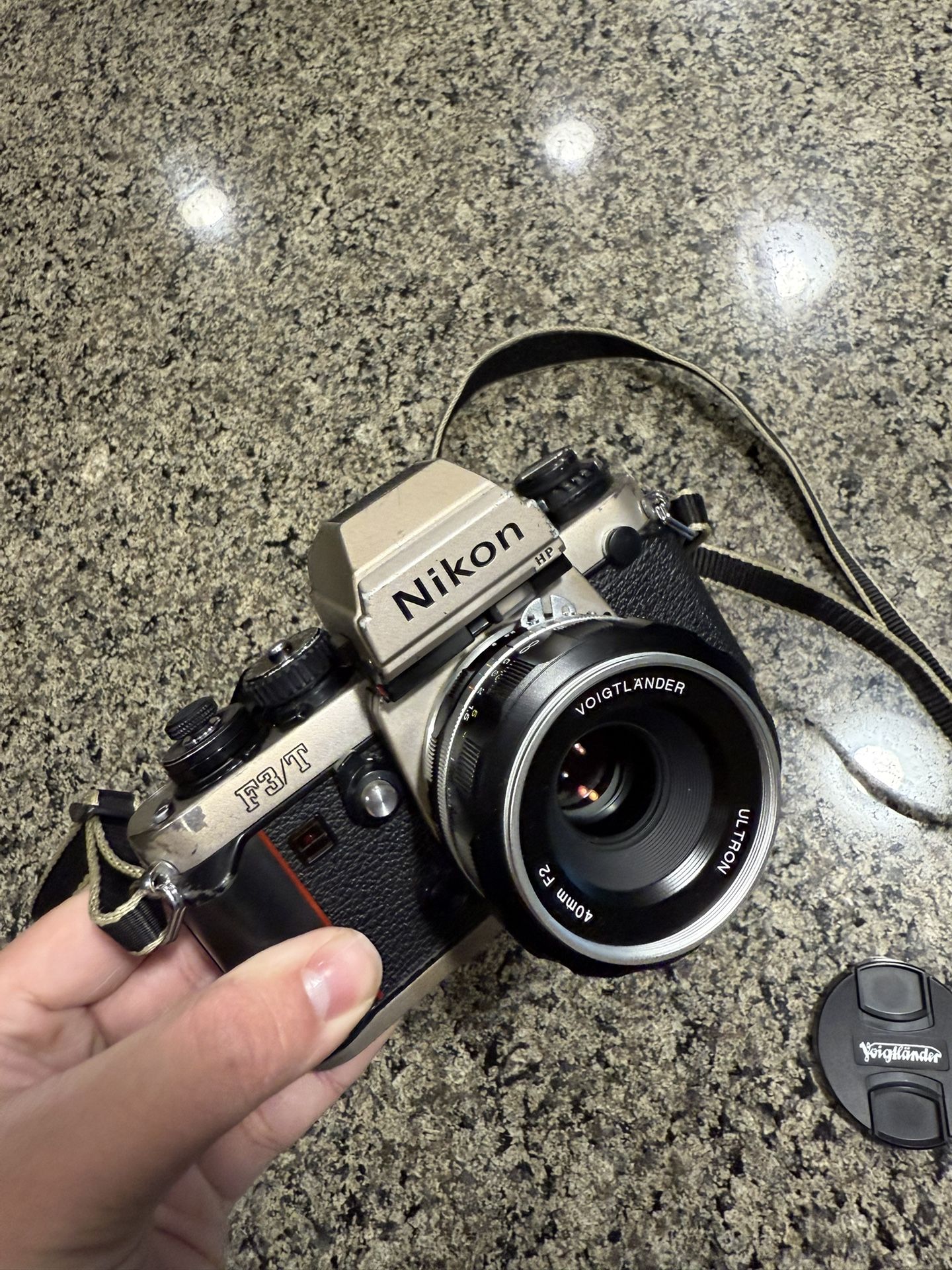 Nikon F3 Titanium With Voigtlander 40mm f/2