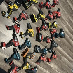 Drills 12v-24v All Major Reputable Brands 26 In Total 