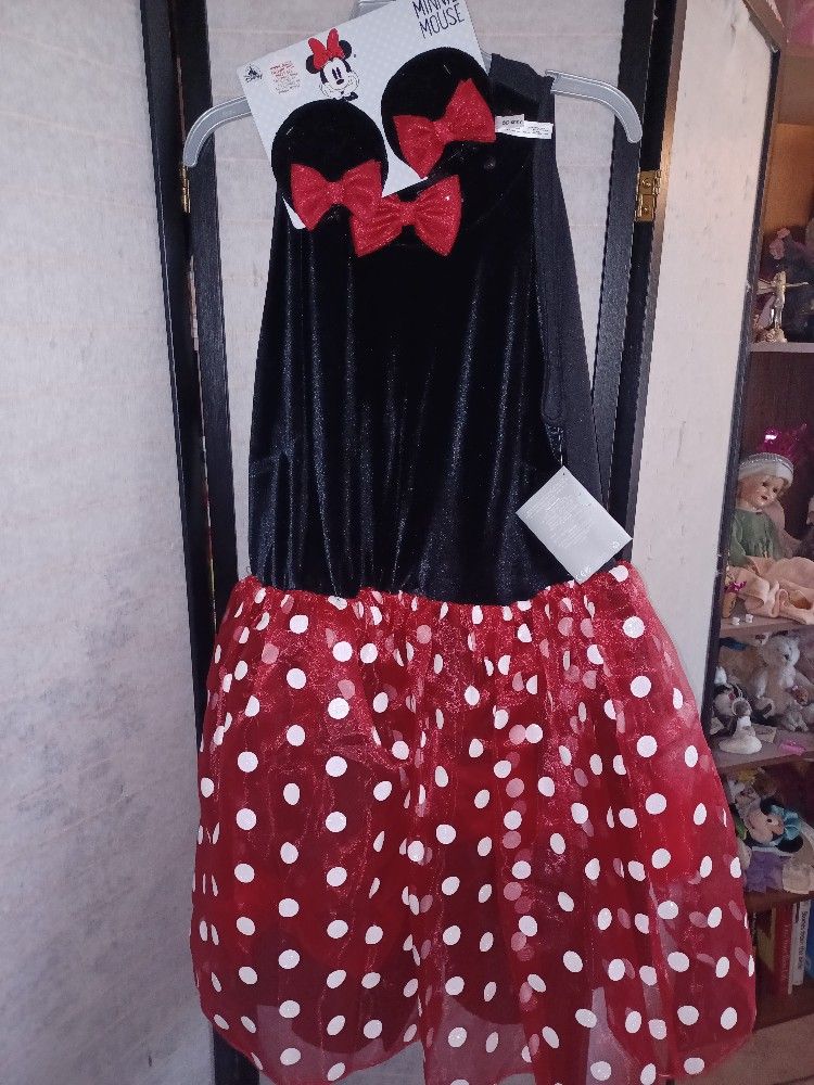 Disney Minnie Mouse Costume Dress. NWT. Xl