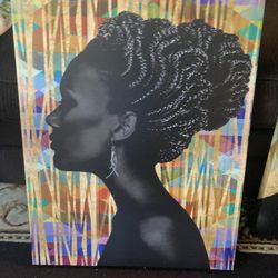 Black Woman Multiple Colors 