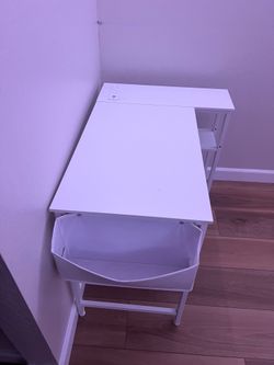 Office desk table and computer chair