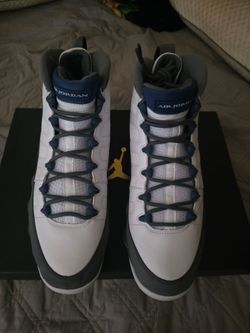 Air Jordan 9 "Flint Gray/Blue"