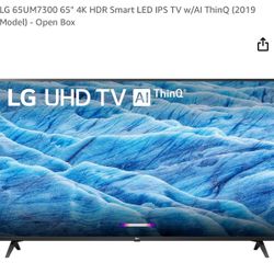 LG UHD TV 65” 65UM7300PUA