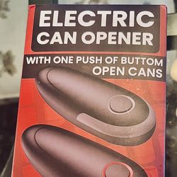 BRAND NEW ELECTRIC CAN OPENER FROM AMAZON. GOT IT YESTERDAY AS A GIFT AND I HAVE ONE. $29.99 + tax 