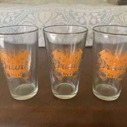 Drivin N Cryin Pint Glasses - limited edition 