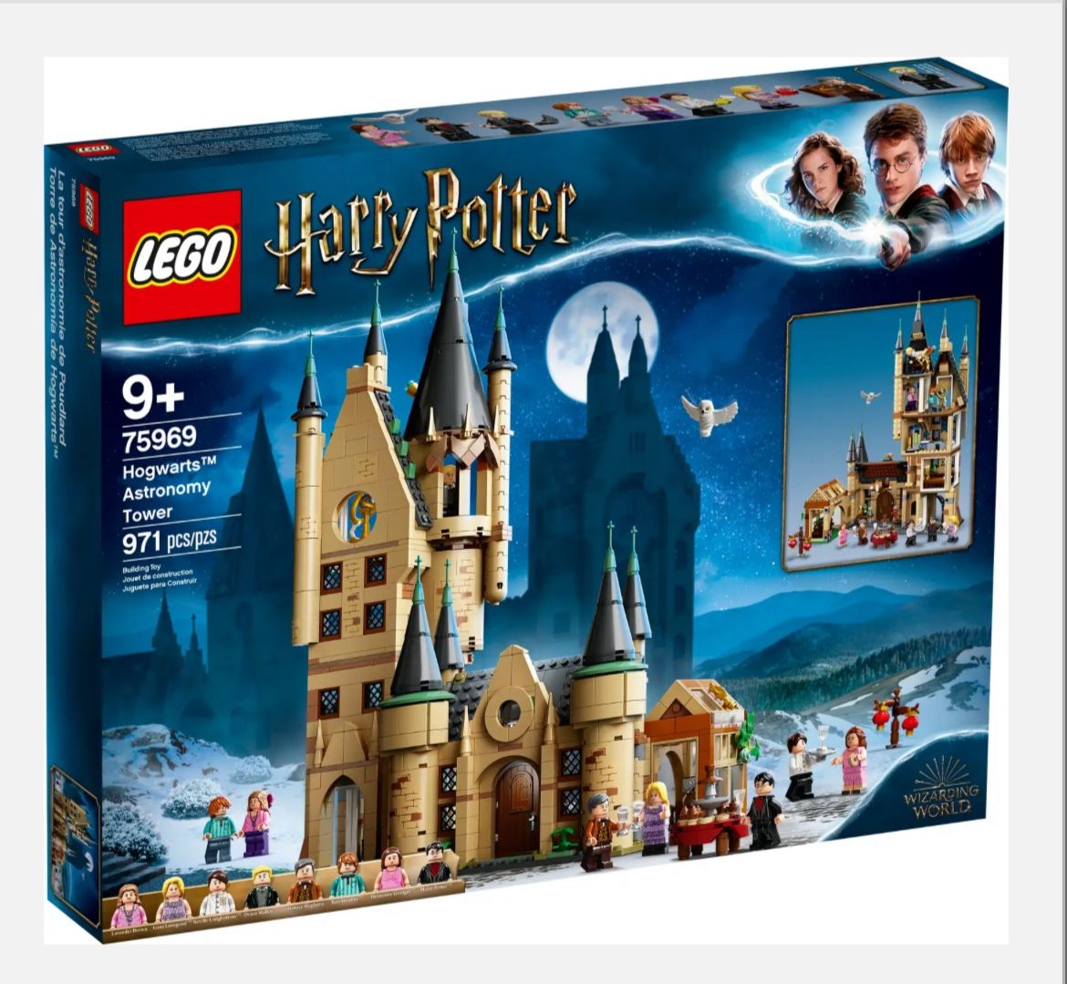 LEGO 75969 Harry Potter Hogwarts Astronomy Tower Building Toy for Children +9 Years with 8 Mini Figures