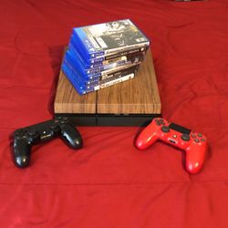 Ps4 + 8 Games + 2 Controllers