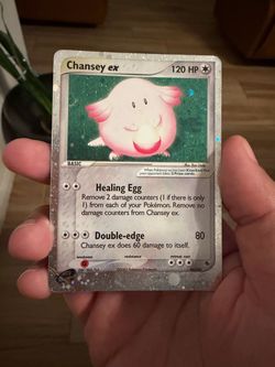 Chansey ex Pokémon Card 96/109 Holo