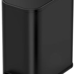 Step Black Stain Steel Trash Can
