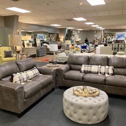 Navi Chestnut Living Room Set / couch / Sofa and Loveseat