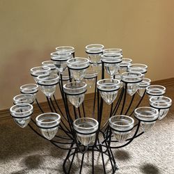 Iron And Glass Tea Light Candle Holder From Illuminations