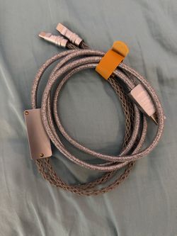 KIBU Split Dual 8K Gaming Cable — Silver