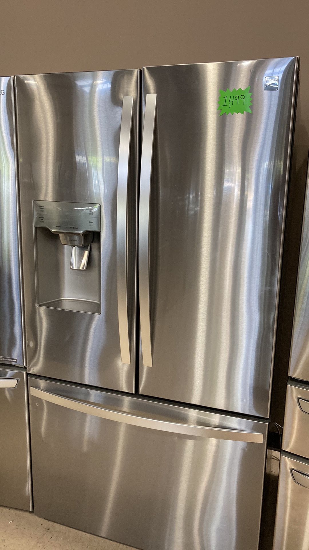 Kenmore 25.5 cu. ft. French Door Refrigerator with Dual Ice Makers - Fingerprint Resistant Stainless