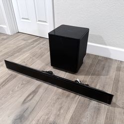 Samsung Sound Bar + Wireless Subwoofer