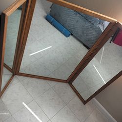 Heavy duty glass mirror