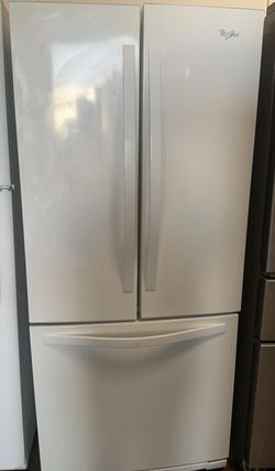 Whirlpool 3-Door 33" White Refrigerator Fridge

