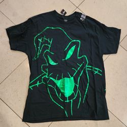 Nightmare Before Christmas Oogie Boogie Glow Double Sided Adult Mens XL T-Shirt