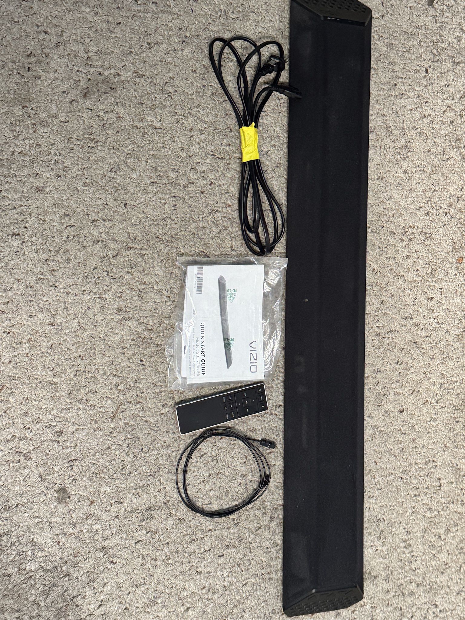 Vizio 2.1 Sound Bar 36” ,60watts
