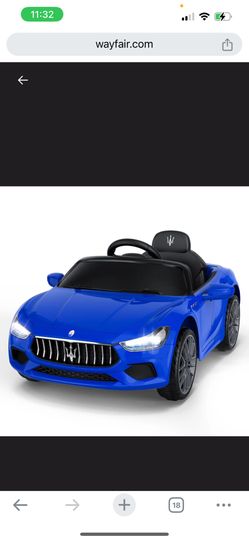 Luxury Toddler Masarati 